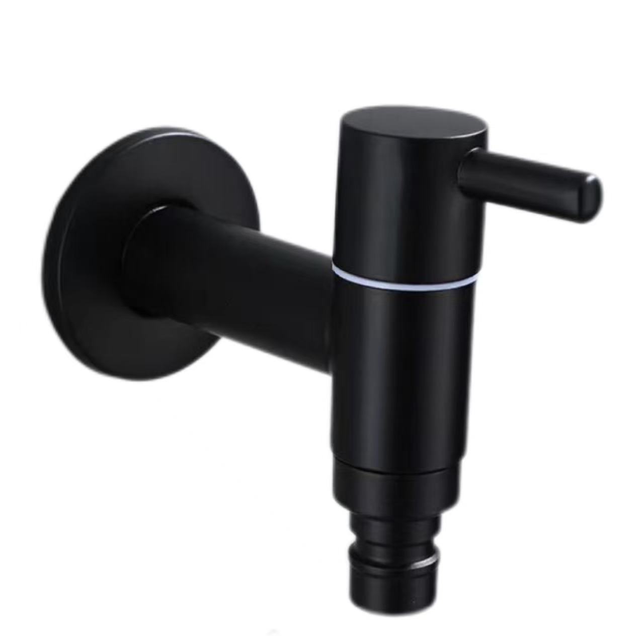 Pure Black Straight Handle Quick-Open Water Stop Valve Pure Black Straight Handle Quick-Open Water Stop Valve